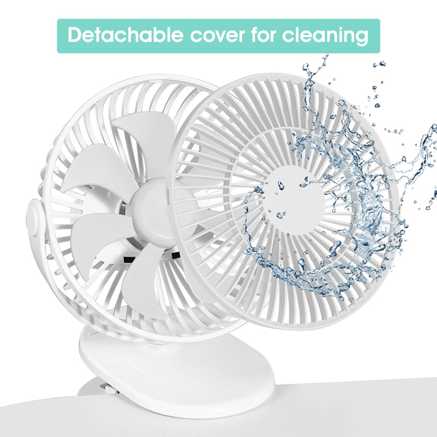 Rechargeable Clip Fan