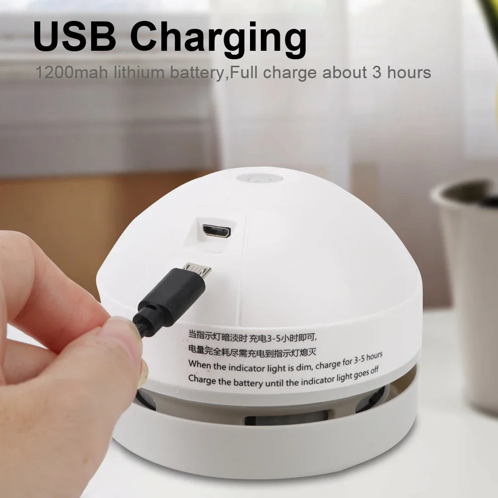 USB Home Office Mini Vacuum Cleaner for Desktops