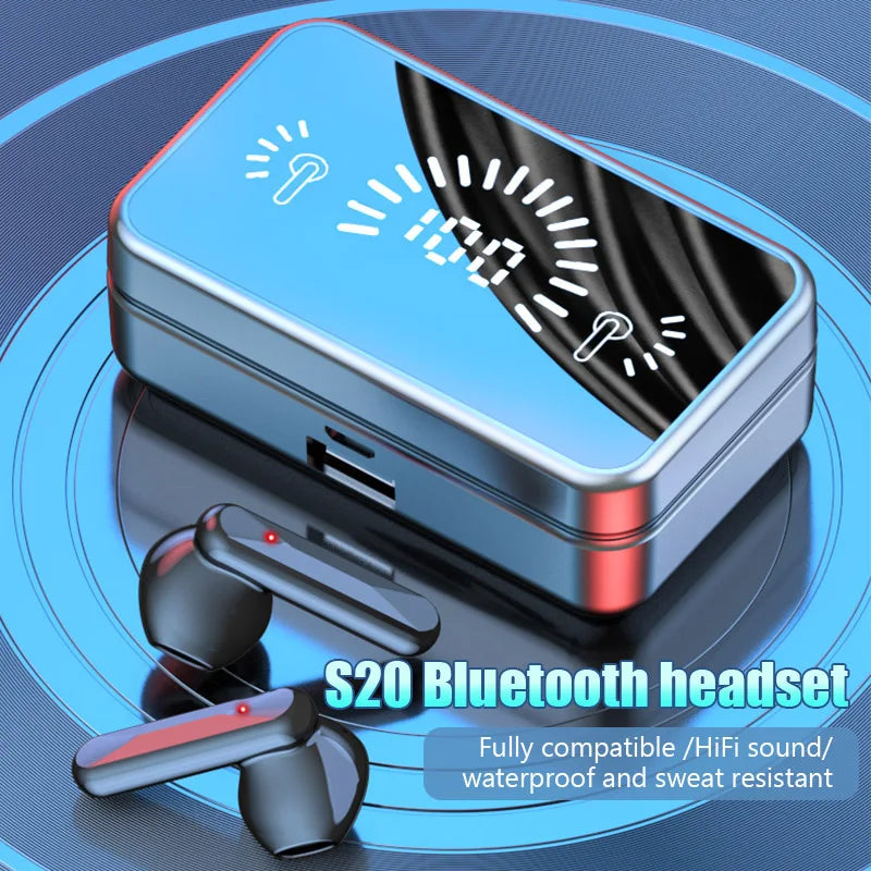 Metal Noise Cancelling Bluetooth Earbuds