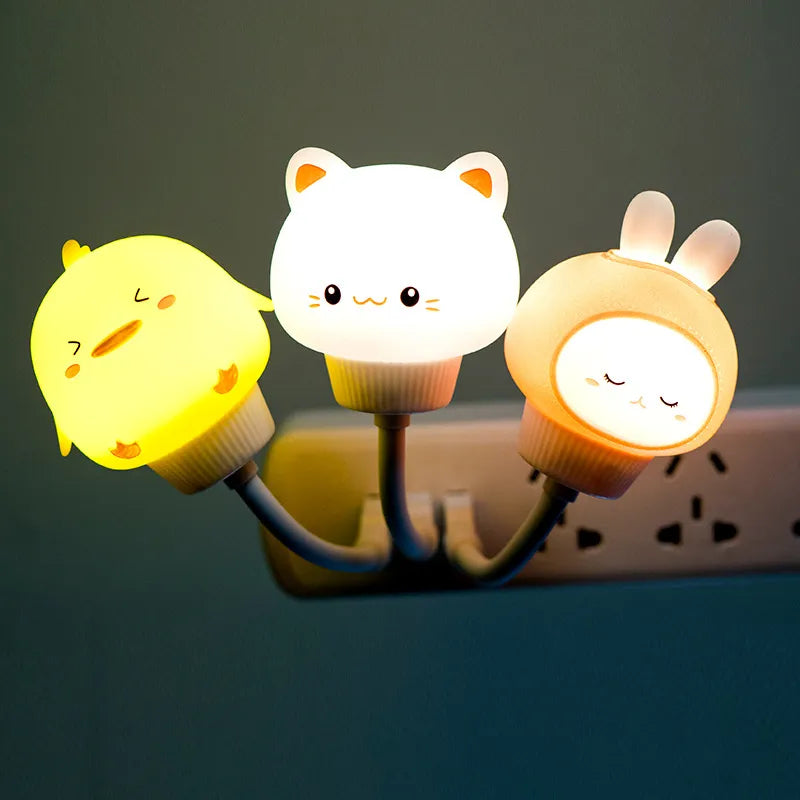 USB Remote Control plug-in Cartoon Night Lights