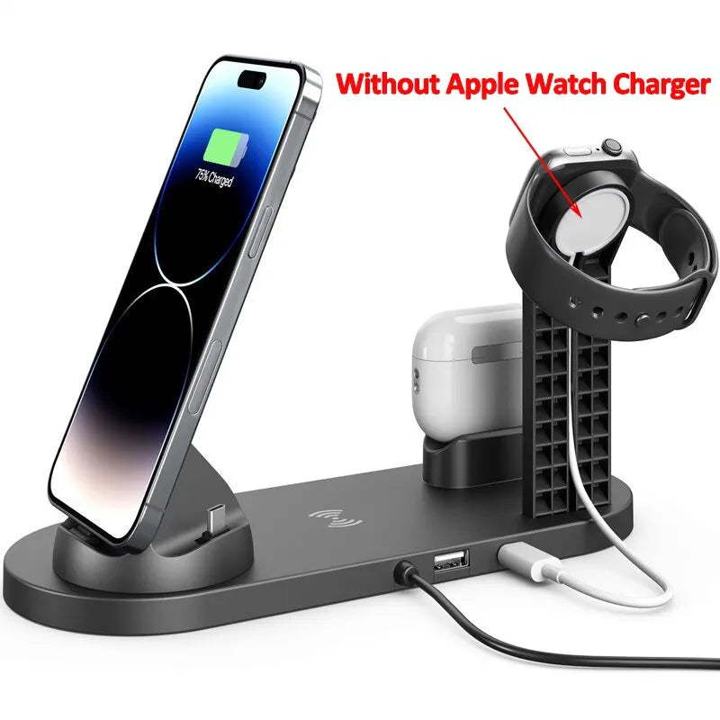 5 In 1 Wireless Charger Stand Pad For Apple