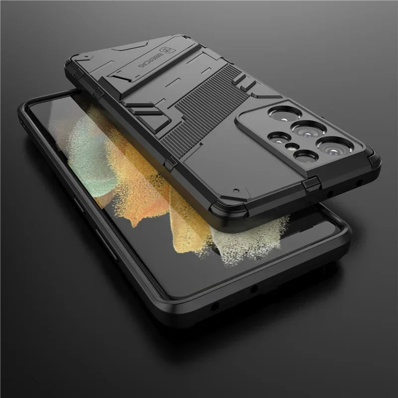 Rugged Armor Shockproof Phone Case For Samsung Galaxy