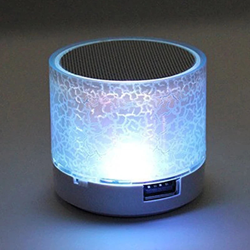 Cracked Design LED Mini Bluetooth Speaker for Mobiles