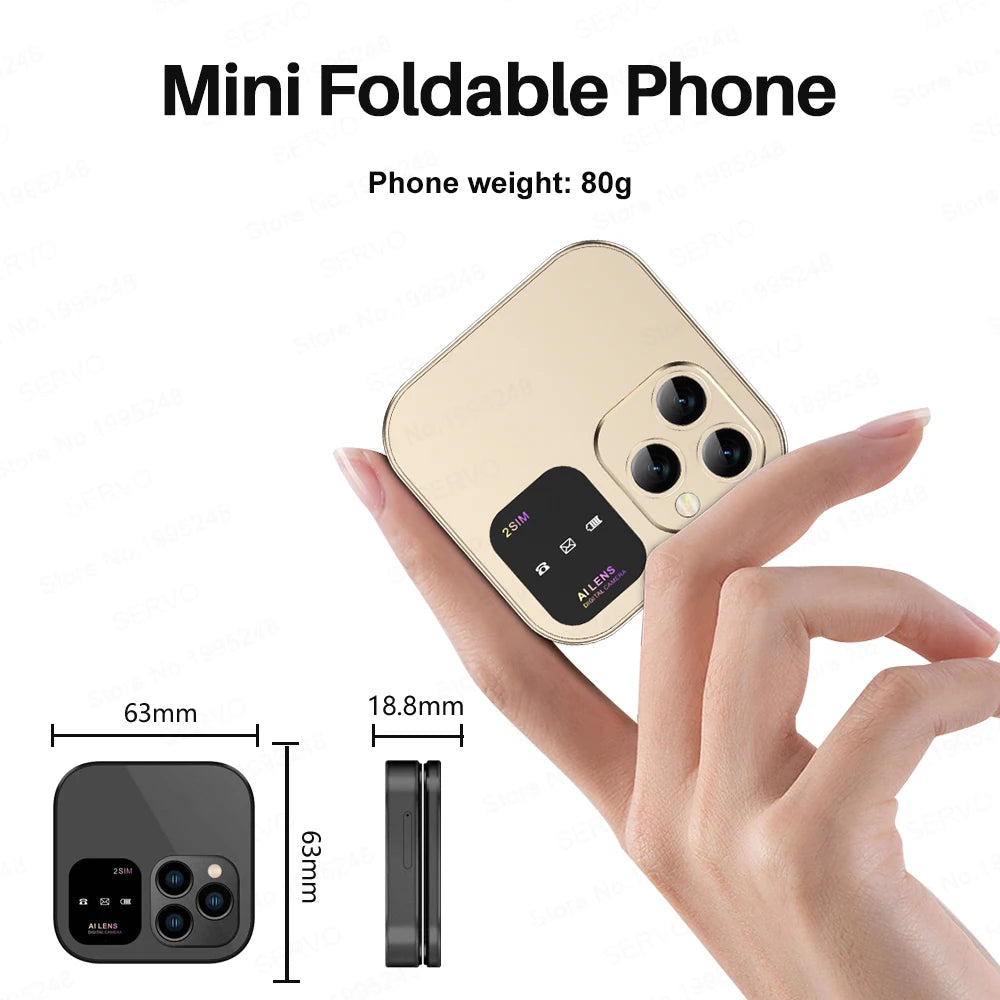 2024 New Mini Flip Mobile Phone