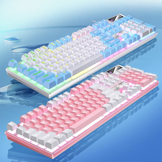 Pastel Colored Keyboard for PC