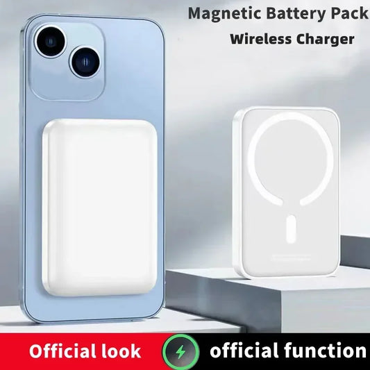 Portable Magnetic Power Bank for Charging Iphones