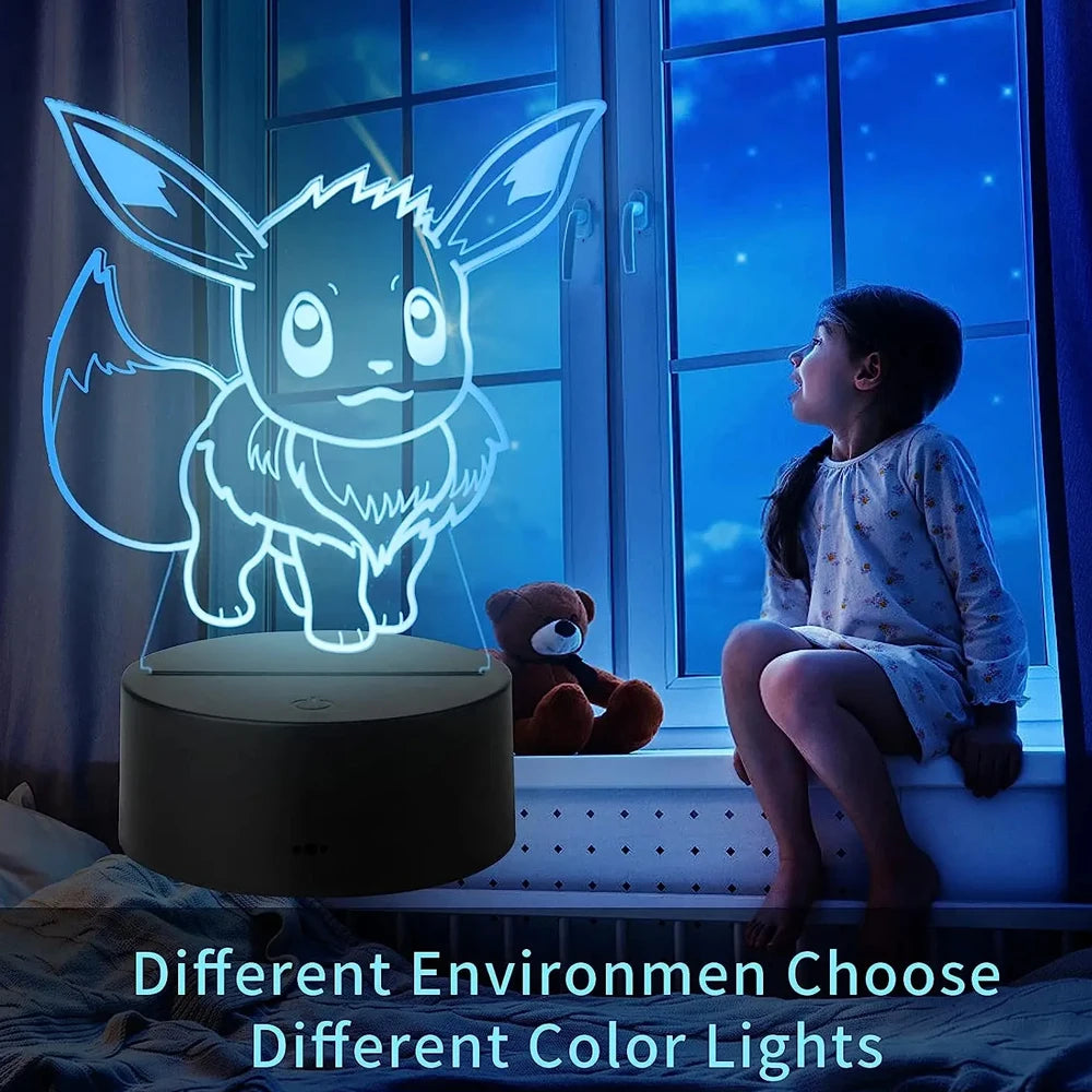 3D Night Light Characters for Children's Bedroom