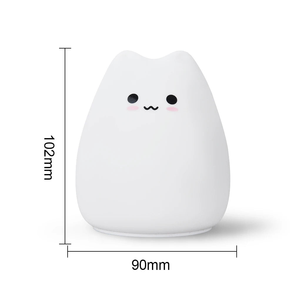 Soft Silicone Touch LED Night Light for Kids