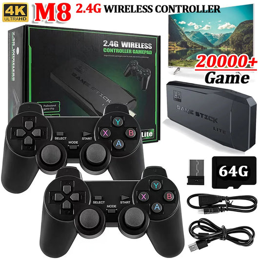 M8 Game Stick 4K Linux OS TV Video Game Console