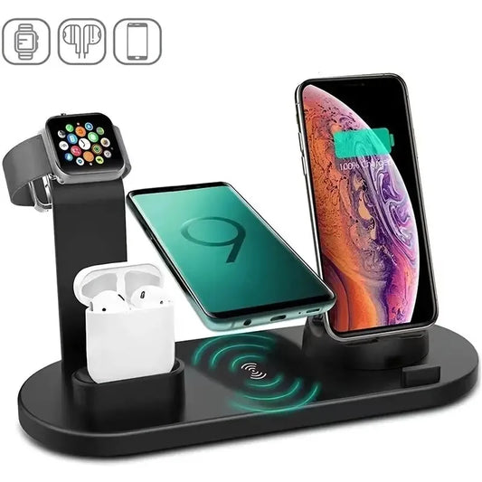 5 In 1 Wireless Charger Stand Pad For Apple