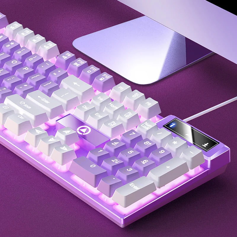 Pastel Colored Keyboard for PC