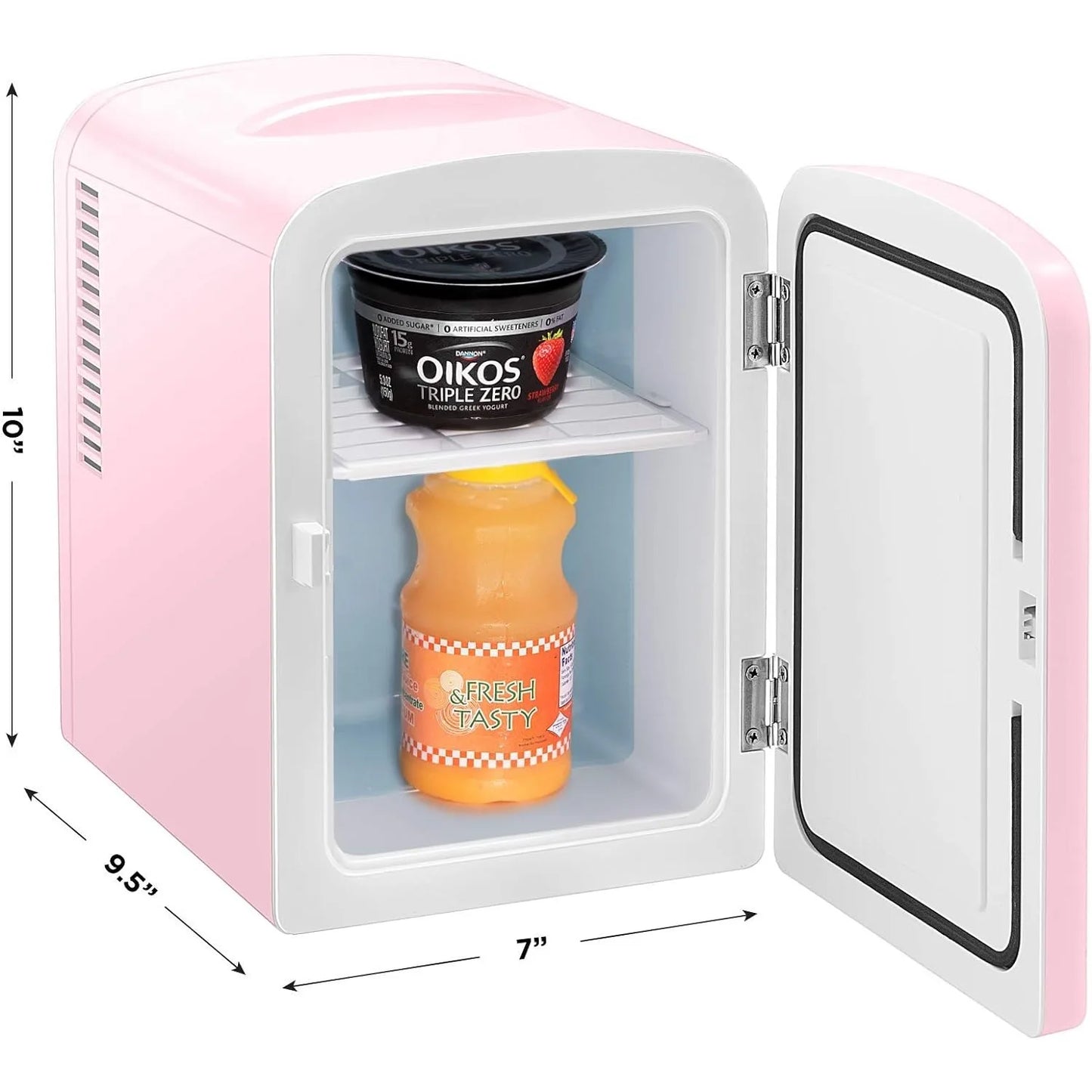 Mini Portable Pink Personal Fridge